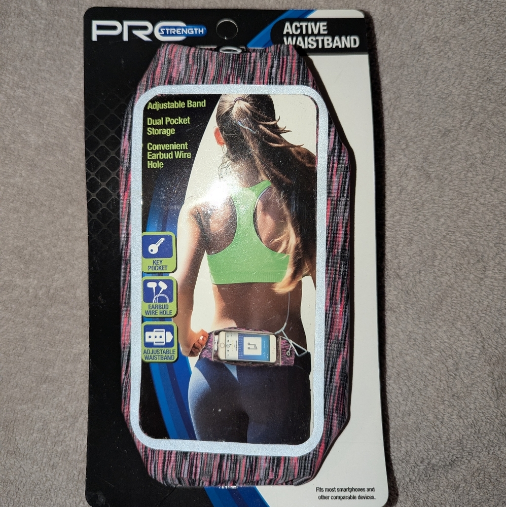 NEW Prostrength Active Waistband Phone Case, Exercise Or Travel